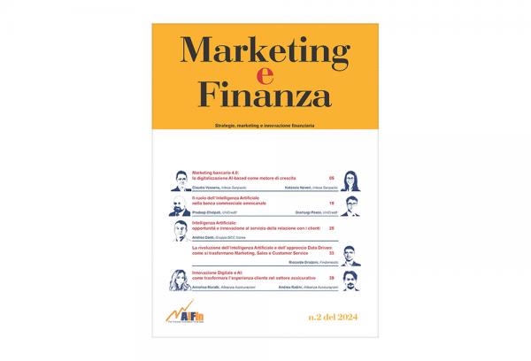 L’AI e l’Innovazione Data Driven nel Marketing, Sales e Customer Service. Pubblicato il n.2/2024 della rivista AIFIn Marketing e Finanza.