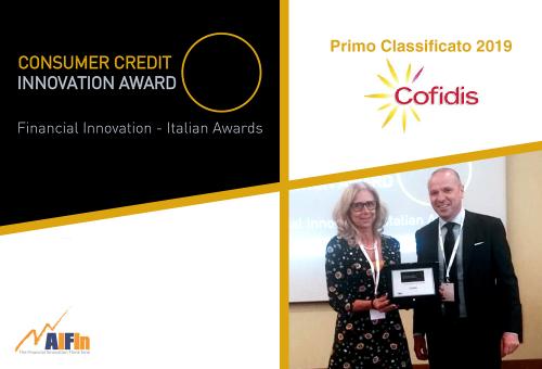 A Cofidis il Premio AIFIn “Consumer Credit – Innovation Award” 2019