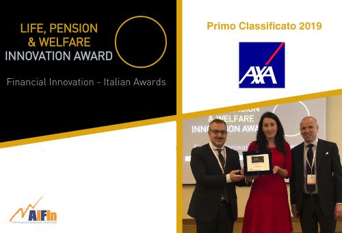 Ad AXA Italia il Premio AIFIn “Life, Pension & Welfare – Innovation Award” 2019