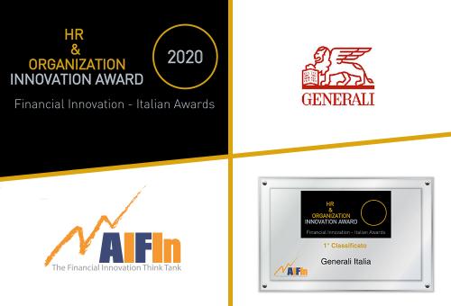 A Generali Italia il premio AIFIn “HR & Organization – Innovation Award” 2020