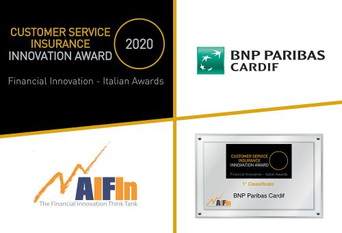 A BNP Paribas Cardif il premio AIFIn “Customer Service Insurance – Innovation Award” 2020